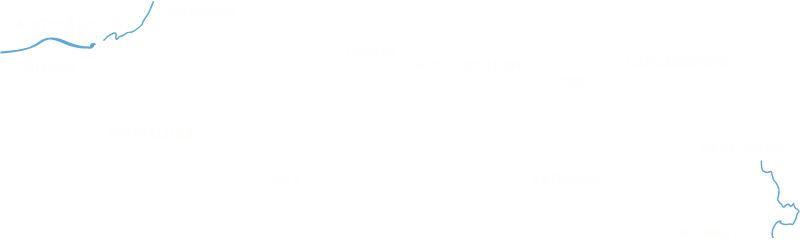 Carte des randonnées