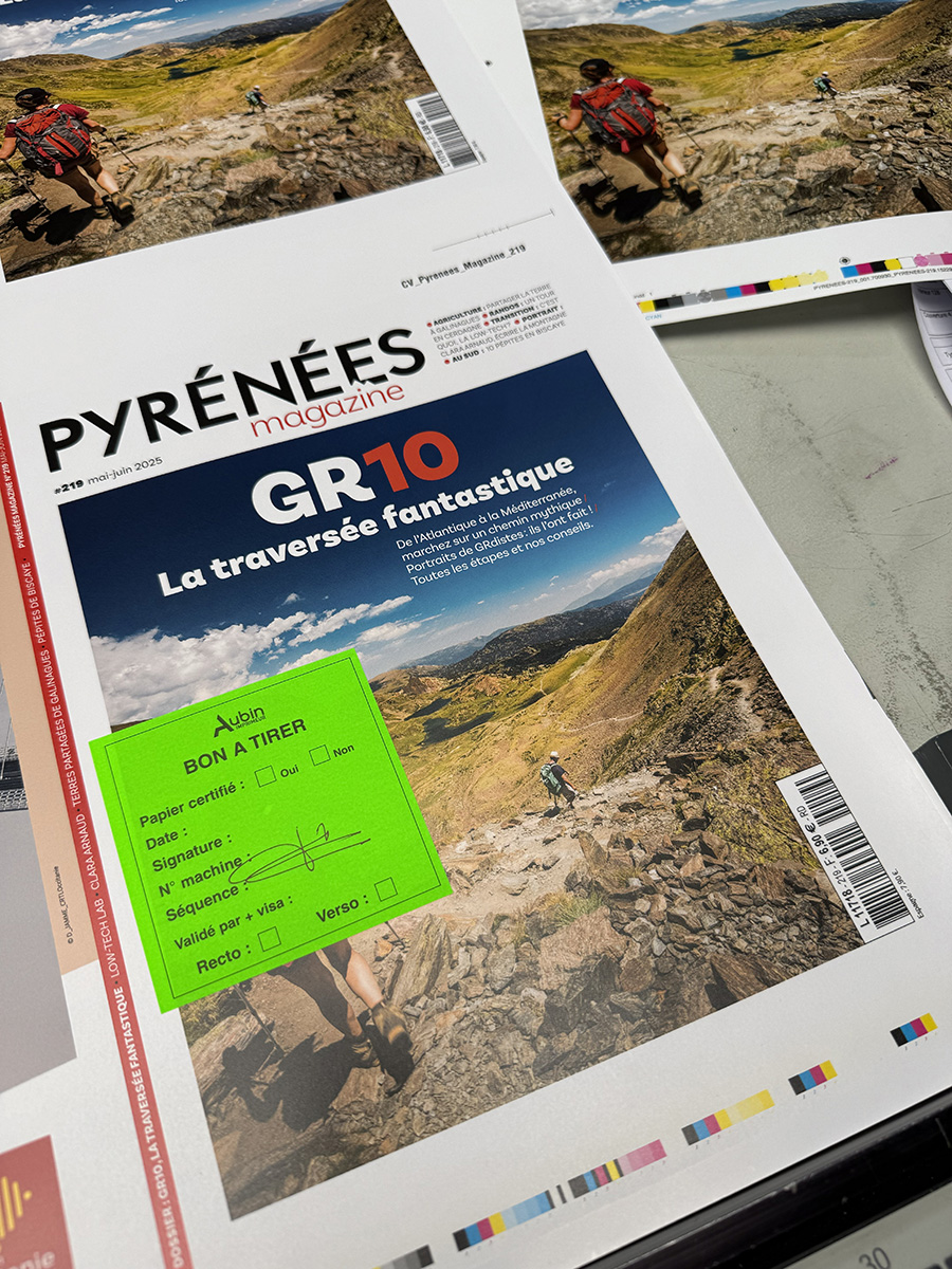 Le bon à tirer de la couverture du N°219